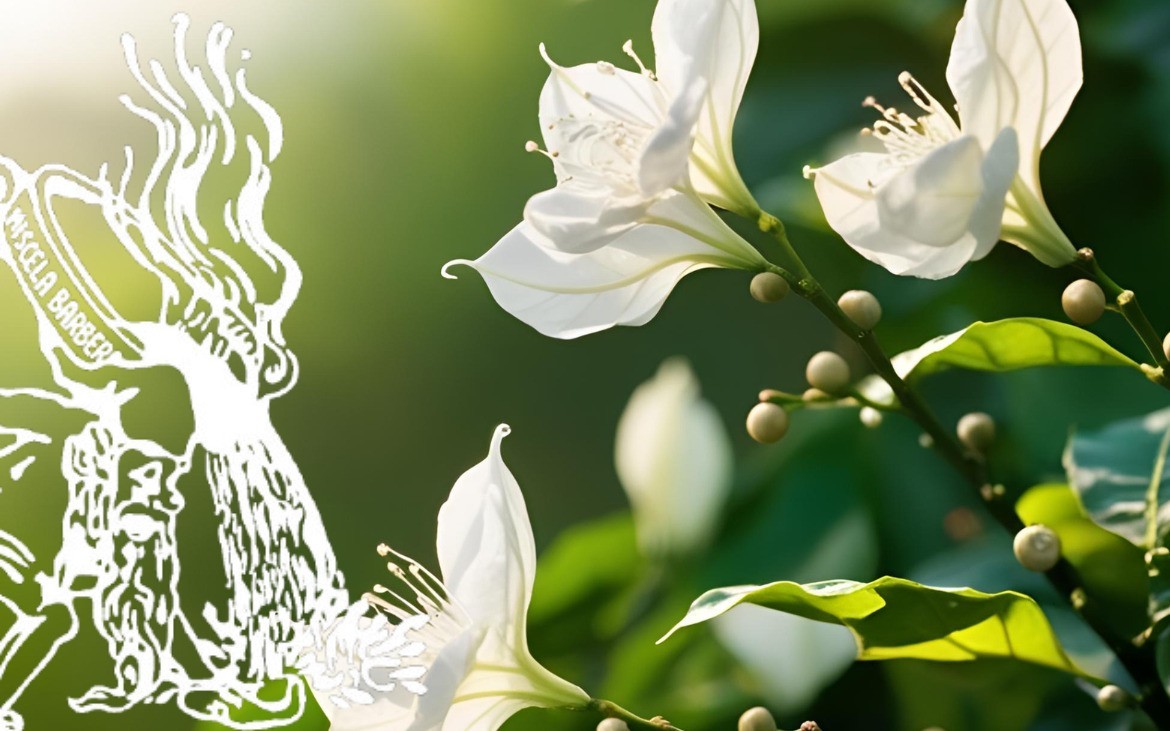 La primavera e la fioritura del caffè
