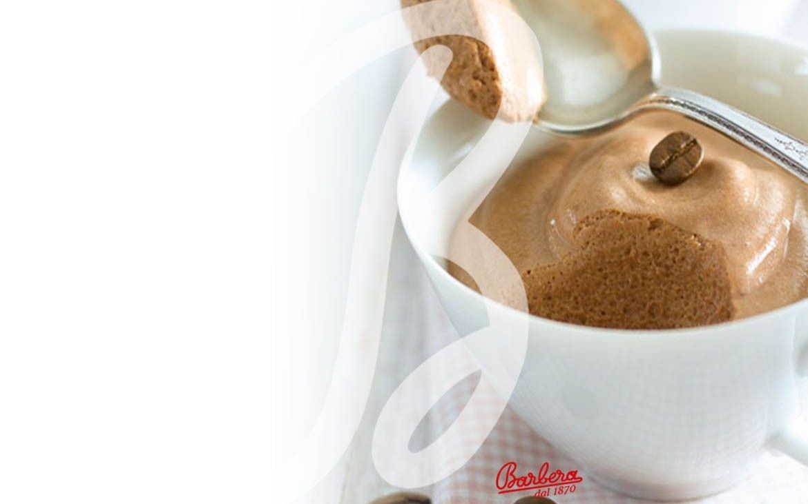 Mousse di caffè con spuma al mascarpone